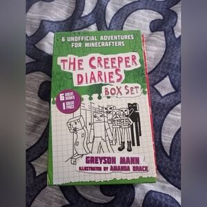 👠MINECRAFT THE CREEPER DIARIES box Set x6👠